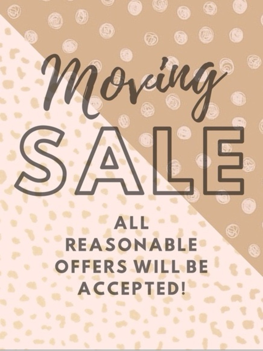 moving clear out!